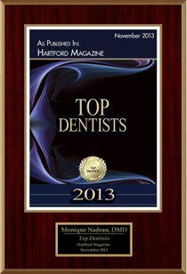 Dr. Monique Nadeau - Voted Top Dentist in Hartford Magazine in 2013