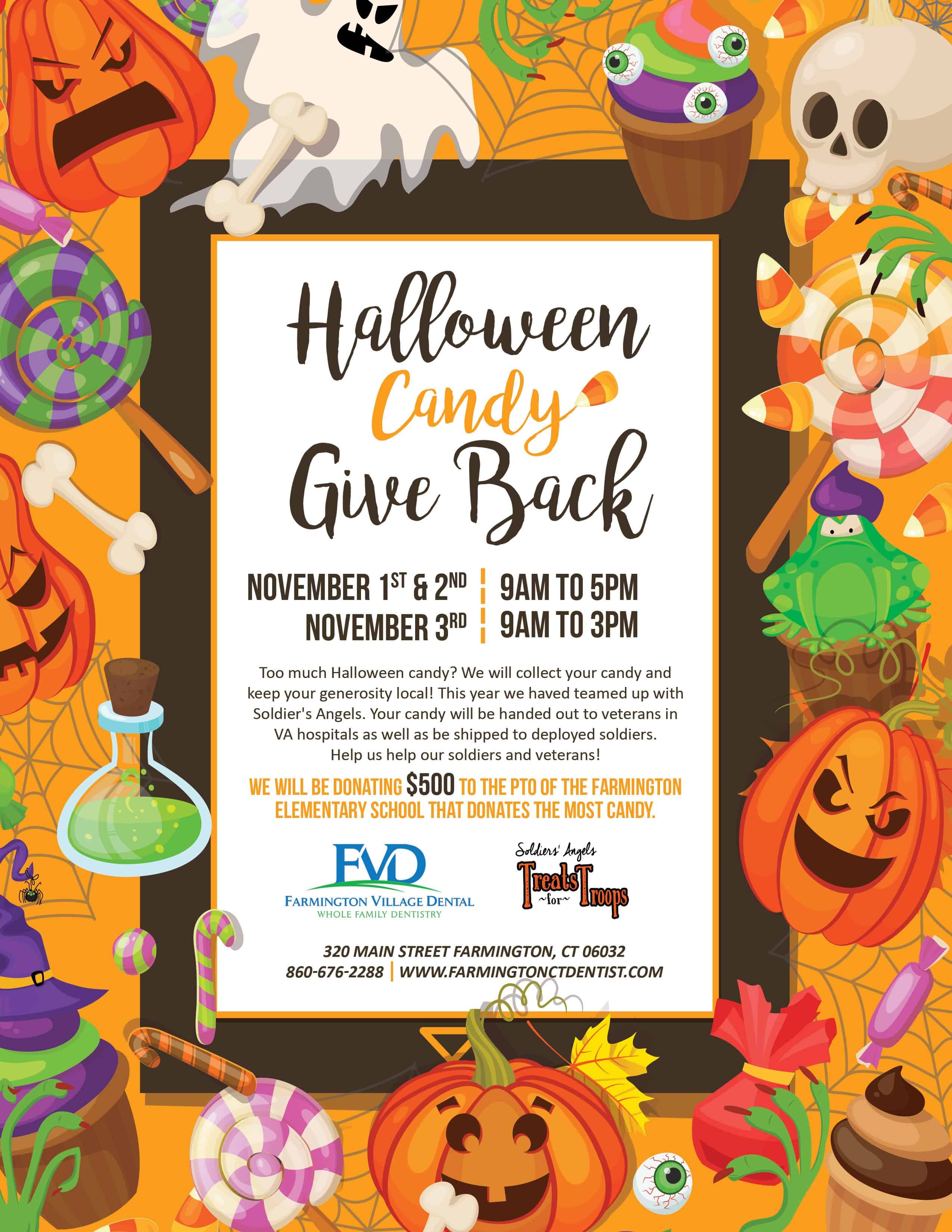 Halloween candy give back